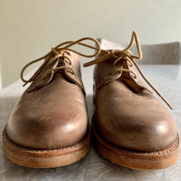 Discontinued/HTF! Frye Veronica Taupe Gray Oxford Shoes 8.5 - Picture 3 of 10